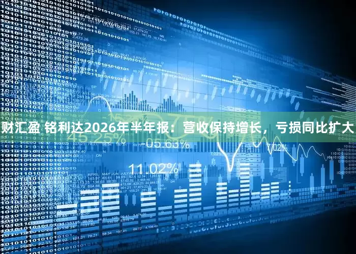 财汇盈 铭利达2026年半年报：营收保持增长，亏损同比扩大
